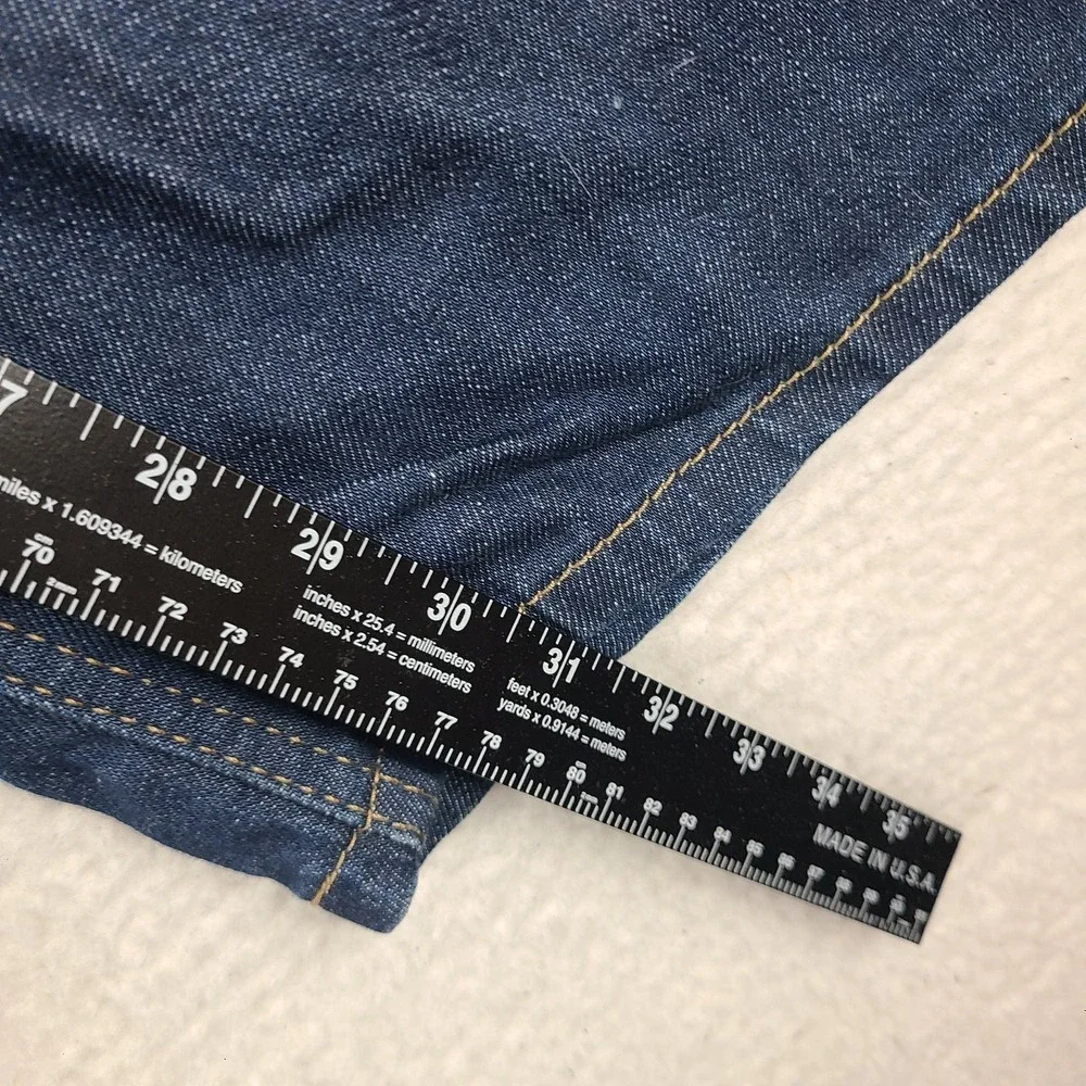 Levi's 541 Jeans Mens 44x32‎ Blue Athletic Taper Fit Dark Wash Denim